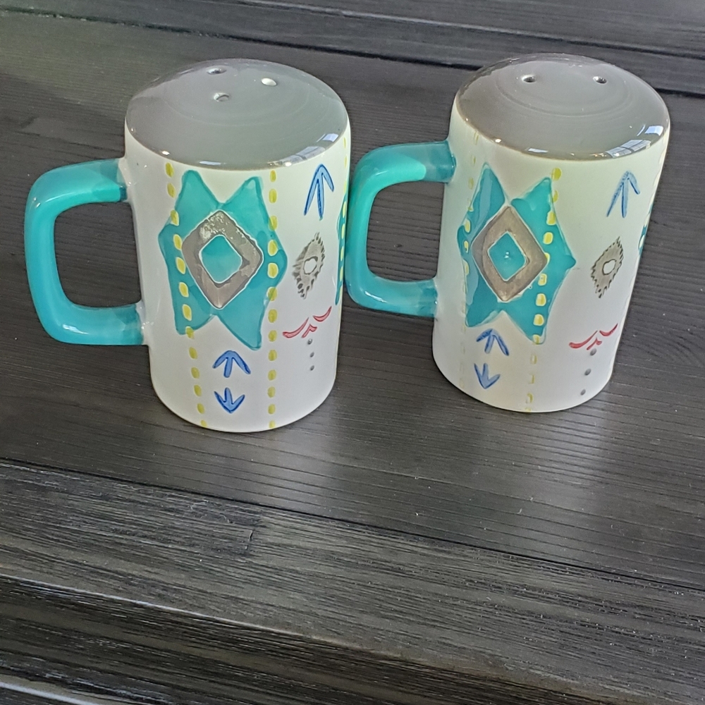 New Aztec salt and pepper shakers